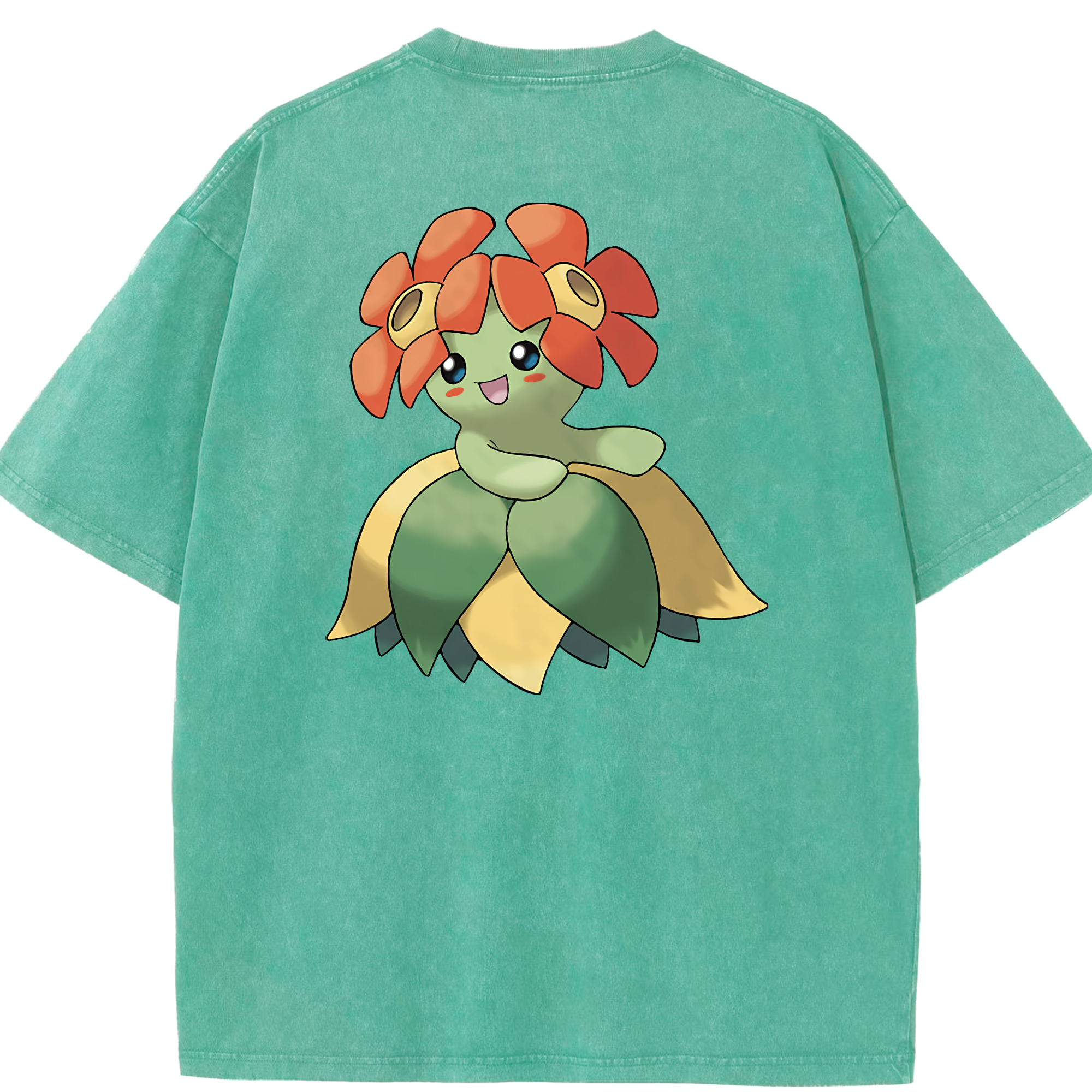 （画像用） ポケットモンスター Pokémon 綿100% ヴィンテージ風 半袖Tシャツ（背面プリント）